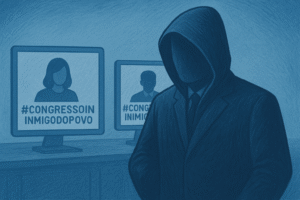 A ousadia e o medo de Alcolumbre de querer vigiar e investigar hashtags é tão patético quanto o próprio Congresso