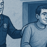 O assassino confesso que levou o corpo para delegacia e foi liberado pelo delegado pela porta da frente