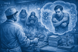 O melhor chapeiro da Zona Oeste de SP não sente frio… E nem calor.