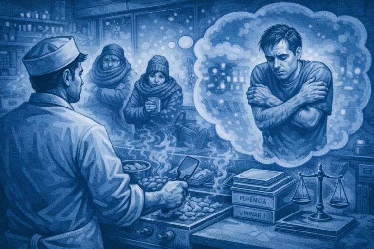 O melhor chapeiro da Zona Oeste de SP não sente frio… E nem calor.