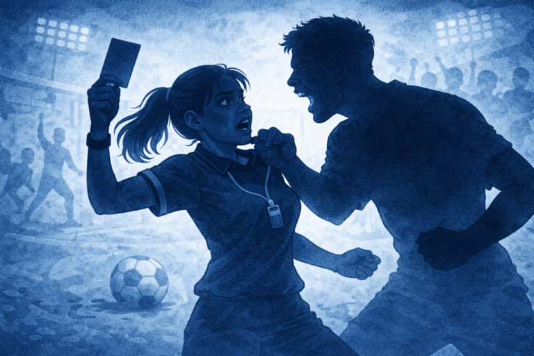 O medo da mulher veste as chuteiras