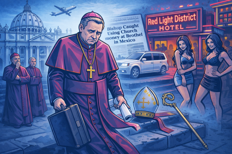  O Bispo largou os fiéis da Igreja de Pedro e levou o cofre