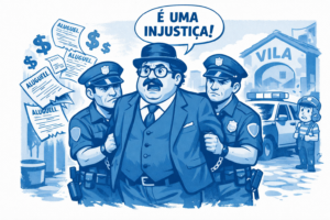 O dia em que o Sr. Barriga saiu da vila para a prisão