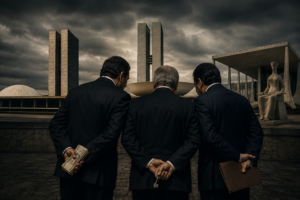 Três poderes não eram independentes, mas cúmplices