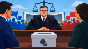 Quem arbitra a eleição não pode disputar o jogo